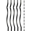 VEVOR Deck Balusters, 26 Pack Metal Deck Spindles, 32.25"x1" Staircase Baluster with Screws, Aluminum Alloy Deck Railing for Wood and Composite Deck,