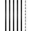 VEVOR Deck Balusters, 16 Pack Metal Deck Spindles, 29.5"x1" Staircase Baluster with Screws, Aluminum Alloy Deck Railing for Wood and Composite Deck, S