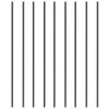 VEVOR Staircase Metal Balusters, 44'' x 0.5'' Square Aluminum Alloy Decorative Banister Spindles, 11 Pack Deck Baluster with Screws, Classic Hollow St