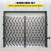 VEVOR Double Folding Security Gate, 6-1/2' H x 12' W Folding Door Gate, Steel Accordion Security Gate, Flexible Expanding Security Gate, 360¬∞ Rolling