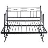 Metal Daybed with Pop-up Trundle