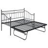 Metal Daybed with Pop-up Trundle