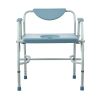 VEVOR Commode Chair, Bedside Commode with Drop-Down Arms and Detachable Backrest, 5-Level Adjustable Height, 7L Removable Bucket, Easy to Assemble, 10