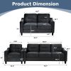 Couch Comfortable Sectional Couches set 1+2+3