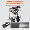 VEVOR Power Tool Organizer, 8 Slot, 3 Layers, Cordless Drill Holder Wall Mount, Battery Charging Station Storage Rack, Multi-Function Garage Organizat