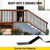 VEVOR Deck Balusters, 51 Pack Metal Deck Spindles, 32.25"x1" Staircase Baluster with Screws, Iron Deck Railing for Wood and Composite Deck, Stylish Ba