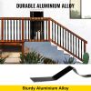 VEVOR Deck Balusters, 26 Pack Metal Deck Spindles, 32.25"x1" Staircase Baluster with Screws, Aluminum Alloy Deck Railing for Wood and Composite Deck,