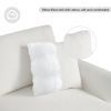 [VIDEO provided] [New] 119*55" Modern Oversized Sectional Sofa,L-shaped Luxury Couch Set with 2 Free pillows,5-seat Chenille Indoor Furniture with Cha