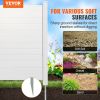 VEVOR Outdoor Privacy Screens, 50" W x 50" H Air Conditioner Fence, Pool Equipment Enclosure, Horizontal Vinyl Privacy Fence, Perfect to Enclose Trash