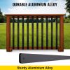 VEVOR Deck Balusters, 16 Pack Metal Deck Spindles, 29.5"x1" Staircase Baluster with Screws, Aluminum Alloy Deck Railing for Wood and Composite Deck, S