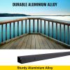 VEVOR Deck Balusters, 101 Pack Metal Deck Spindles, 26"x0.75" Staircase Baluster with Screws, Aluminum Alloy Deck Railing for Wood and Composite Deck,